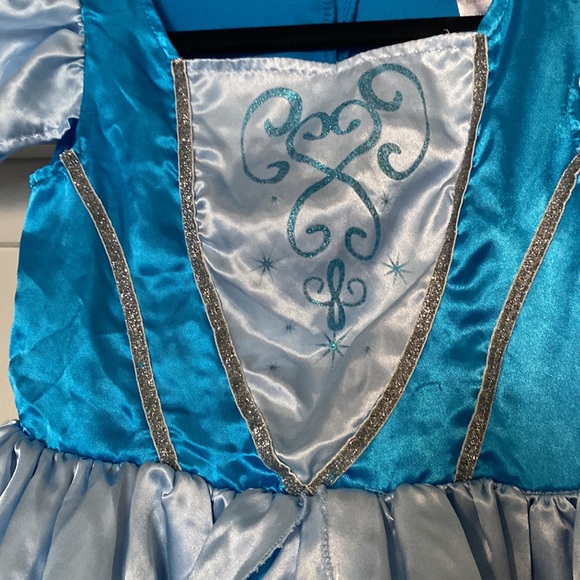 💙🩵PRINCESS CINDERELLA🩵💙 BLUE DRESS SIZE 4/6 - Picture 3 of 10